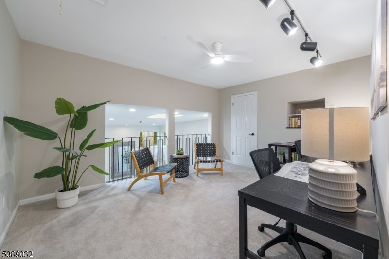 Home Office, Interior, Recessed Lighting