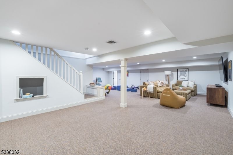 Interior, Living room, Recessed Lighting