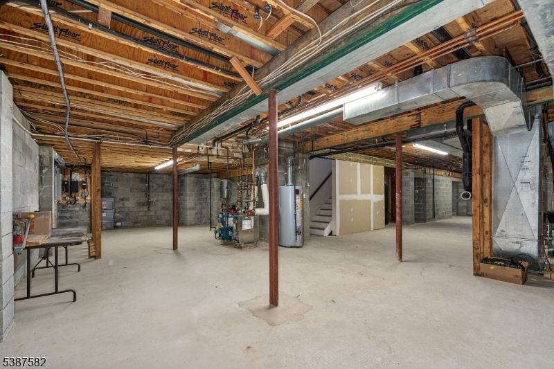Interior, Stone Walls, Wooden Beams