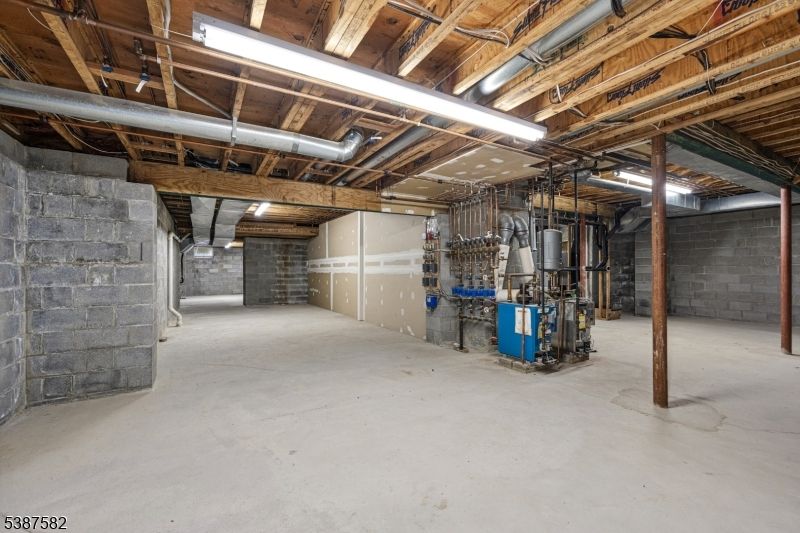 Interior, Stone Walls, Wooden Beams