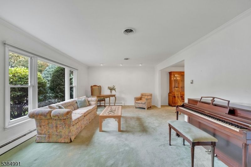 Interior, Living room, Piano, Recessed Lighting
