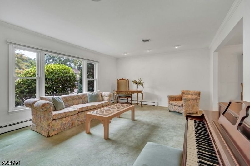 Interior, Living room, Piano, Recessed Lighting