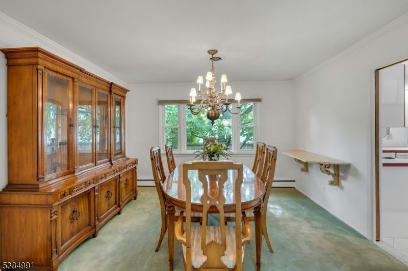 Chandelier, Dining room, Interior