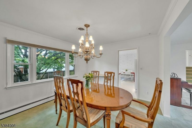 Chandelier, Dining room, Interior