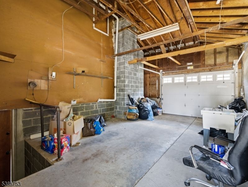 Interior, Stone Walls, Wooden Beams