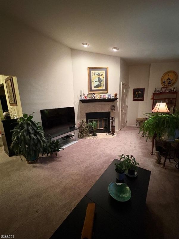 Fireplace, Interior, Living room, Recessed Lighting