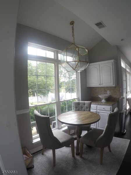 Dining room, Interior, Pendant Lights