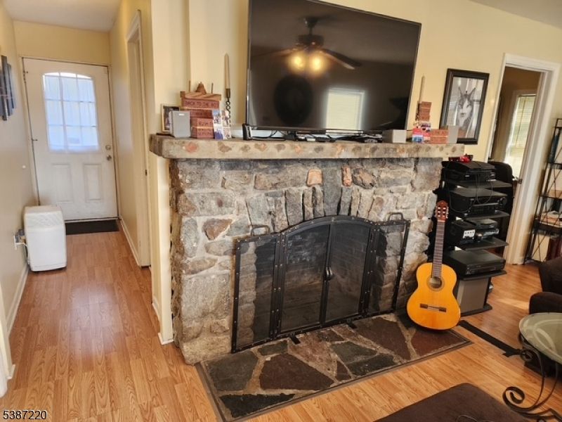 Fireplace, Interior, Wood Texture Flooring