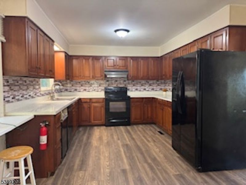 Interior, Kitchen, Wood Texture Flooring