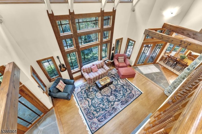 Interior, Living room, Wooden Beams, Wood Texture Flooring