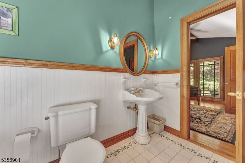 Bathroom, Interior, Wood Texture Flooring