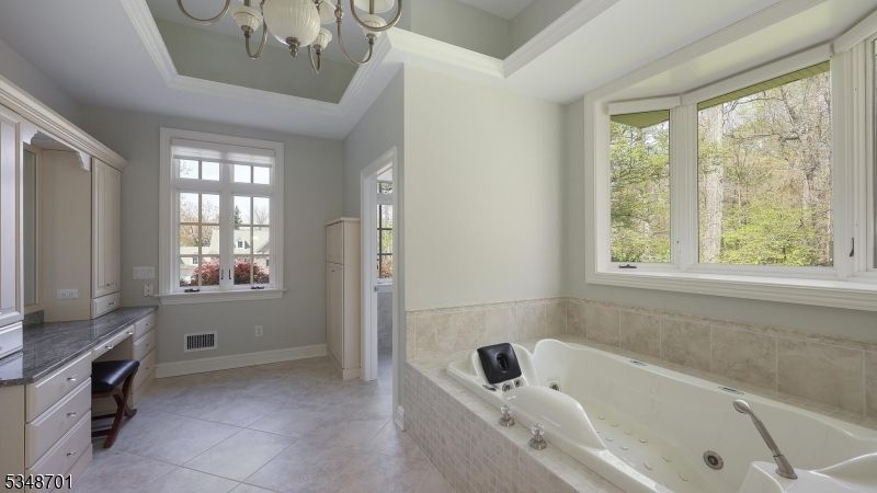 Bathroom, Chandelier, Interior