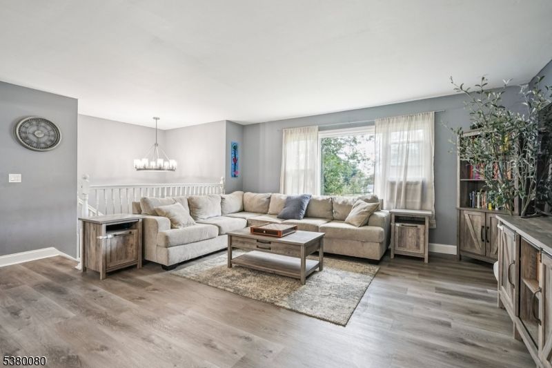 Chandelier, Interior, Living room, Wood Texture Flooring