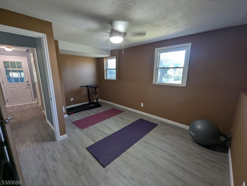 Fitness Equipment, Interior, Wood Texture Flooring
