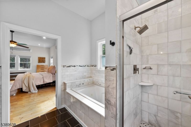 Bathroom, Bedroom, Interior, Recessed Lighting, Wood Texture Flooring