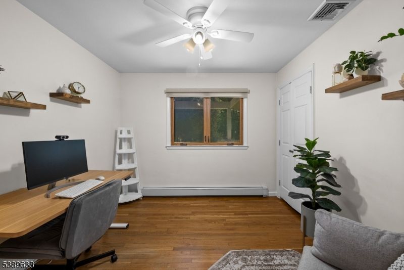 Home Office, Interior, Wood Texture Flooring