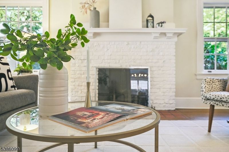 Fireplace, Interior, Stone Walls