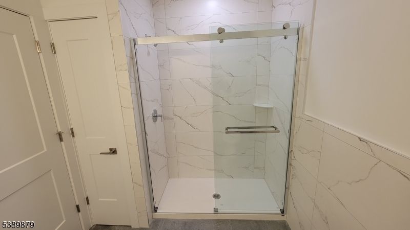 Bathroom, Glass Shower, Interior, Marble Walls