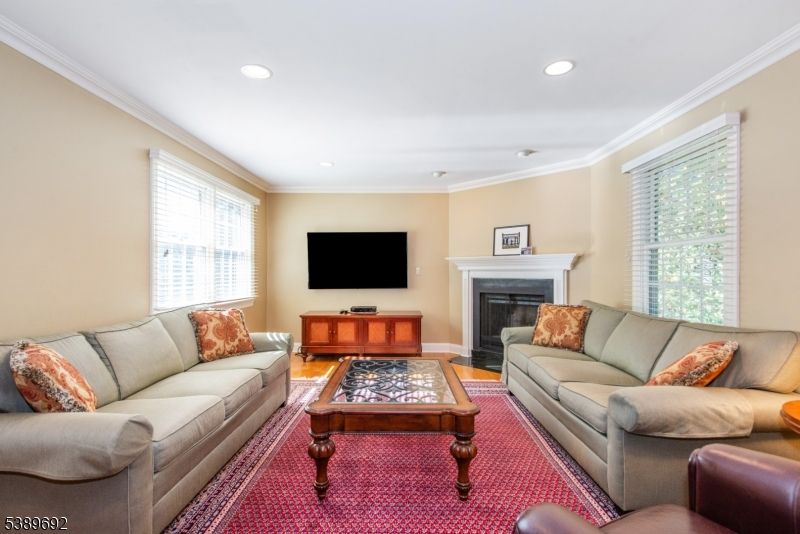 Fireplace, Interior, Living room, Recessed Lighting