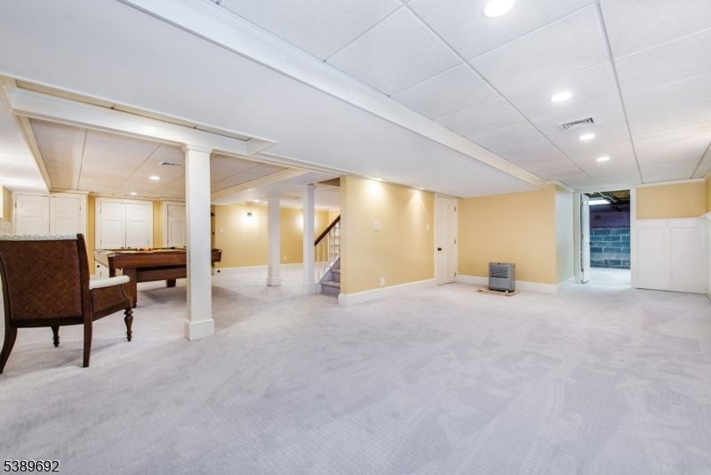 Billiard Table, Game Room, Interior, Recessed Lighting