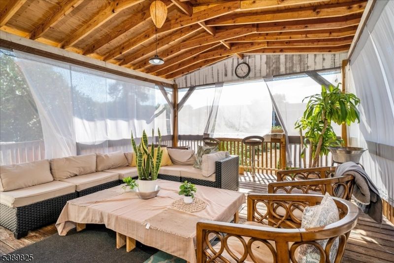 Interior, Living room, Sun Room, Wooden Beams, Wooden Ceilings, Wood Texture Flooring