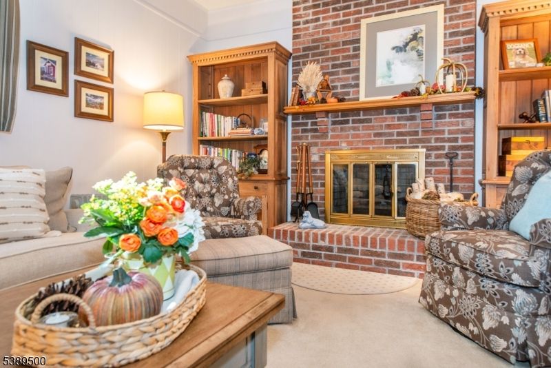 Fireplace, Interior, Living room, Stone Walls