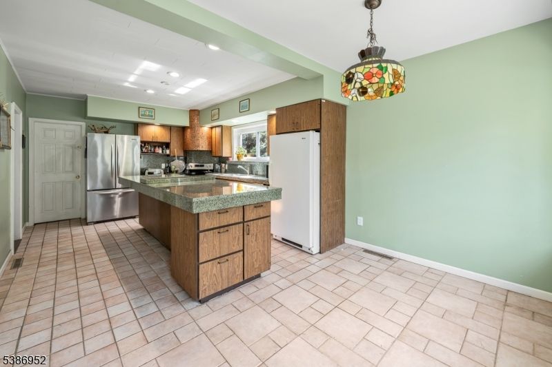 Interior, Kitchen, Pendant Lights, Recessed Lighting