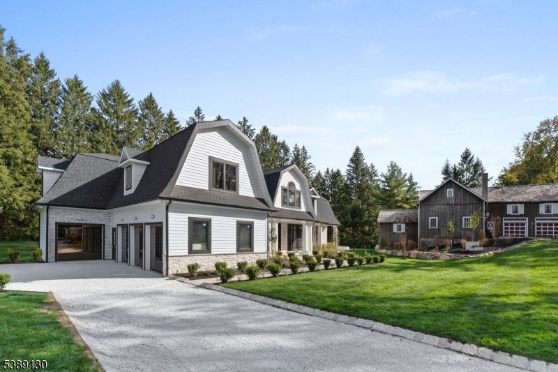 Attached, Backyard, Exterior, Facade, Farmhouse