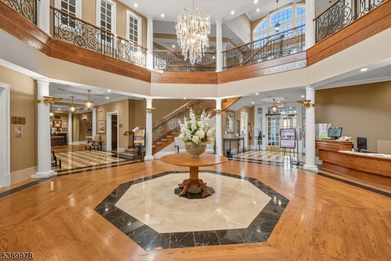 Chandelier, Interior, Recessed Lighting, Wood Texture Flooring