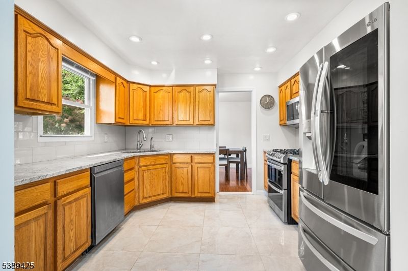 Interior, Kitchen, Recessed Lighting, Stainless Steel Appliances