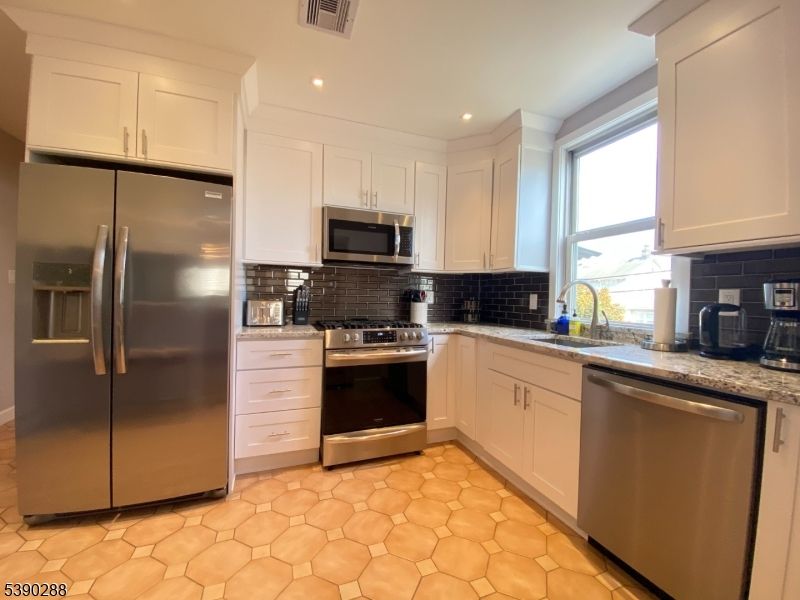 Interior, Kitchen, Recessed Lighting, Stainless Steel Appliances