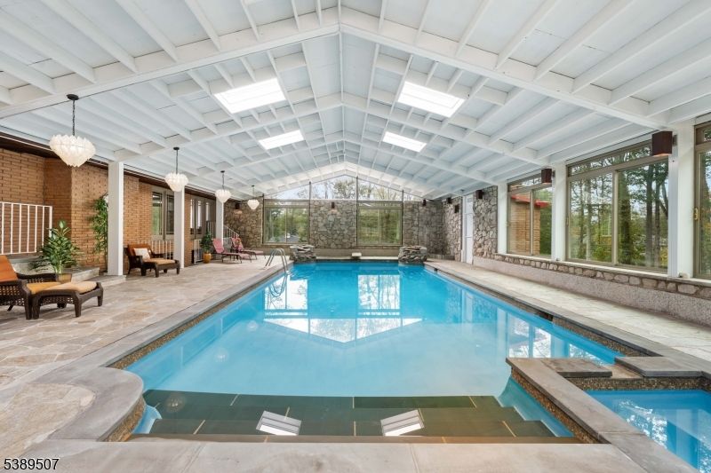 Interior, Pool, Stone Walls