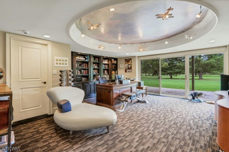 Home Office, Interior, Recessed Lighting