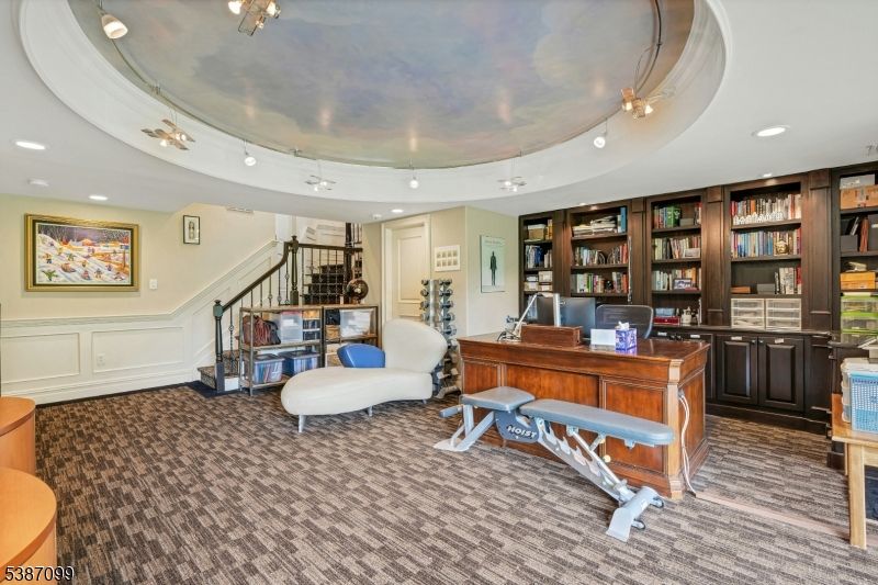 Home Office, Interior, Recessed Lighting