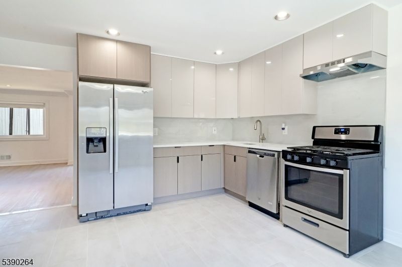 Interior, Kitchen, Recessed Lighting, Stainless Steel Appliances