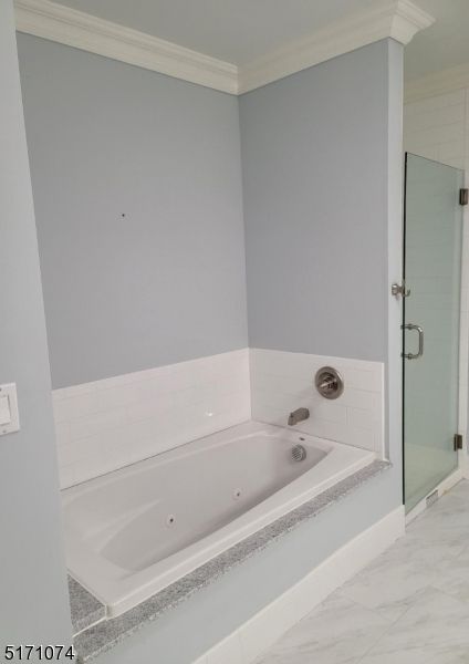 Bathroom, Glass Shower, Interior, Marble