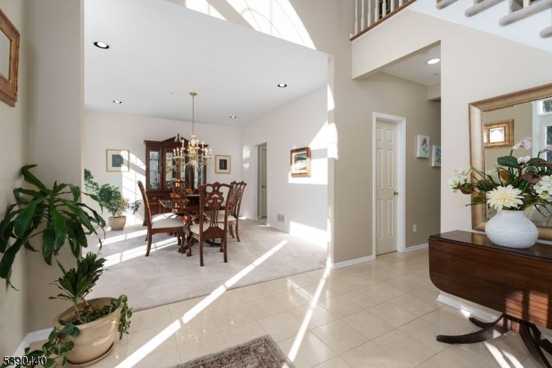 Chandelier, Dining room, Interior, Recessed Lighting