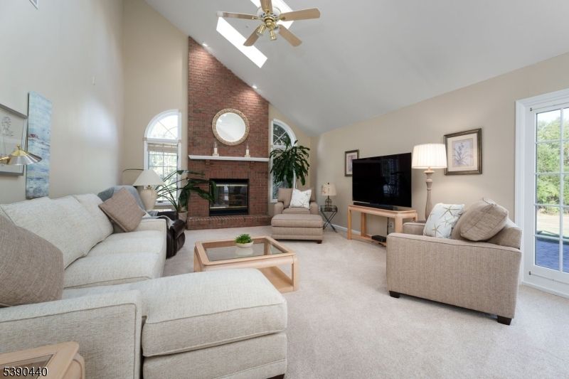 Fireplace, Interior, Living room, Stone Walls