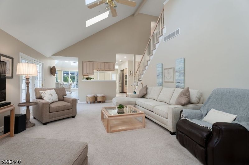 Interior, Kitchen, Living room, Recessed Lighting