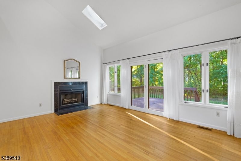 Empty room, Fireplace, Interior, Wood Texture Flooring