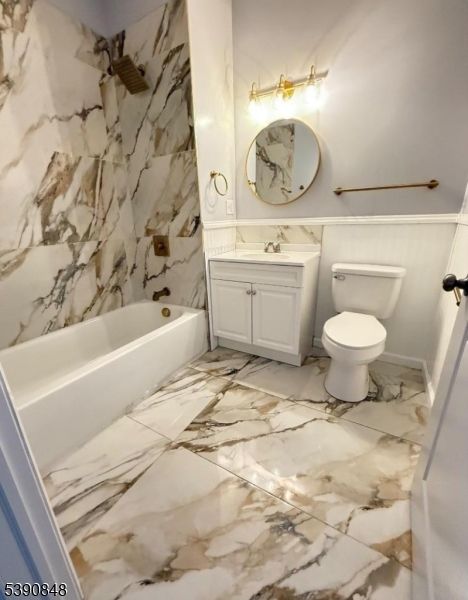 Bathroom, Interior, Marble, Marble Walls