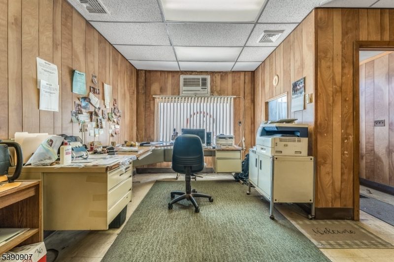 Home Office, Interior, Wooden Walls