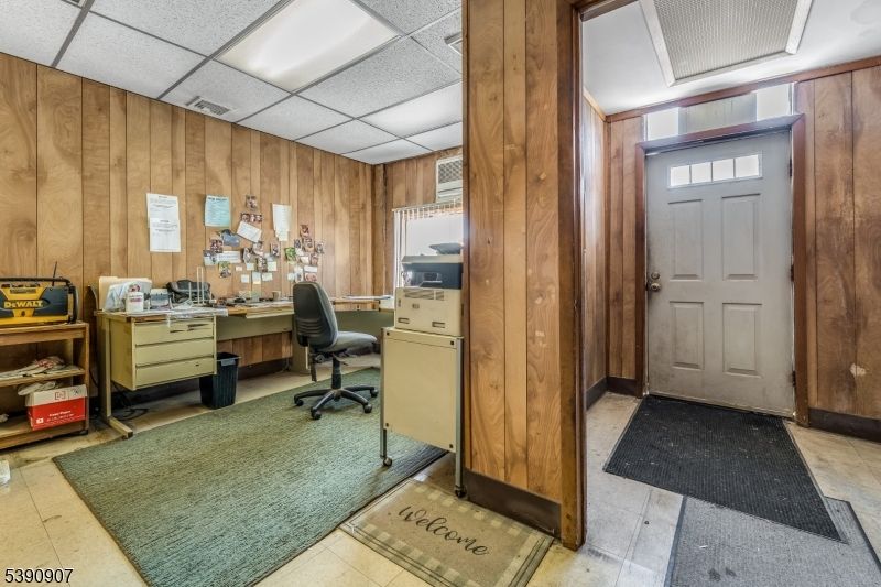 Home Office, Interior, Wooden Walls