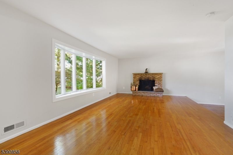 Empty room, Fireplace, Interior, Wood Texture Flooring