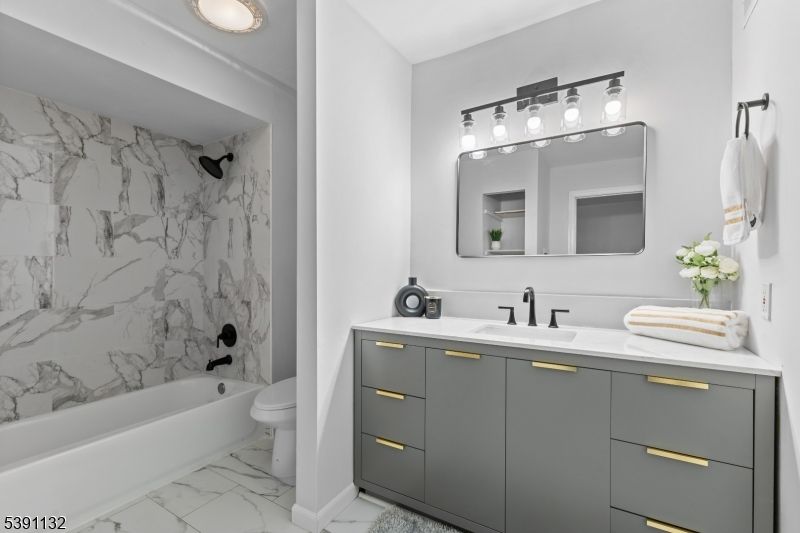 Bathroom, Dual Sink Vanities, Interior, Marble, Marble Walls
