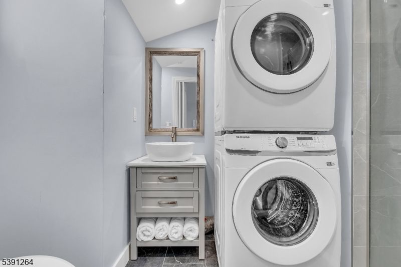 Bathroom, Interior, Recessed Lighting, Utility Closets, Washer