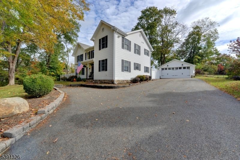 Backyard, Detached Garage, Exterior, Facade, Farmhouse