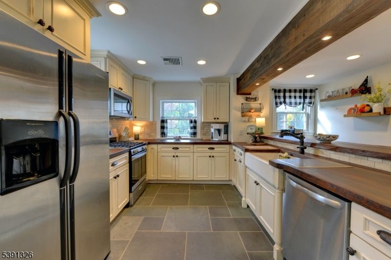Interior, Kitchen, Recessed Lighting, Stainless Steel Appliances