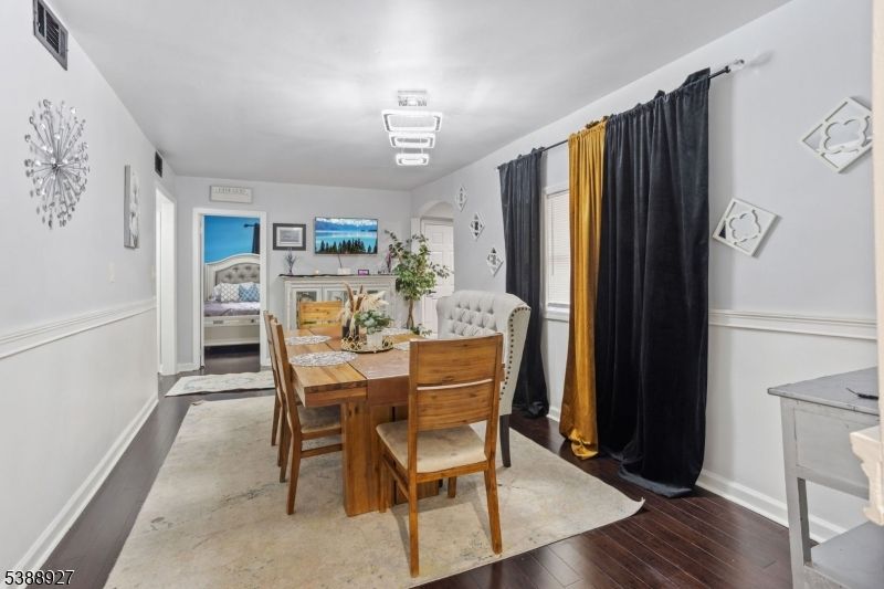 Dining room, Interior, Wood Texture Flooring