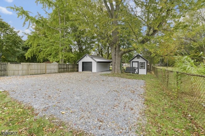 Backyard, Detached Garage, Exterior